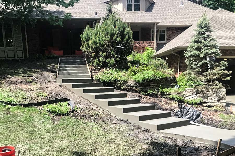 concrete stoop